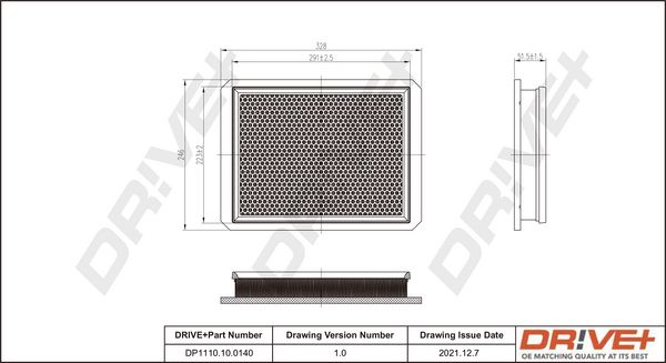 Air Filter Dr!ve+ DP1110.10.0140