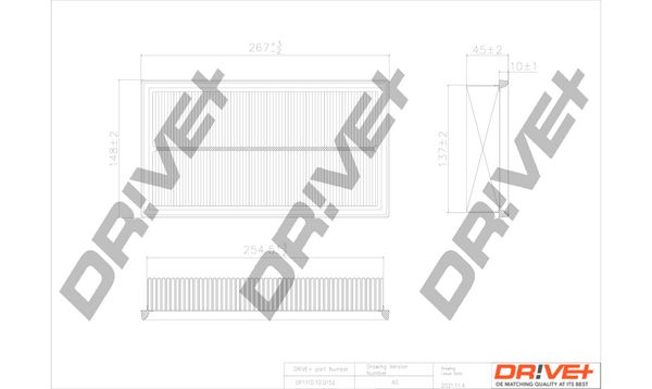 Oro filtras Dr!ve+ DP1110.10.0152