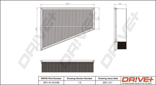 Air Filter Dr!ve+ DP1110.10.0160