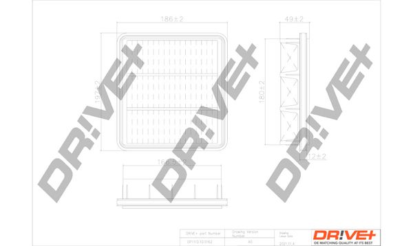 Air Filter Dr!ve+ DP1110.10.0162