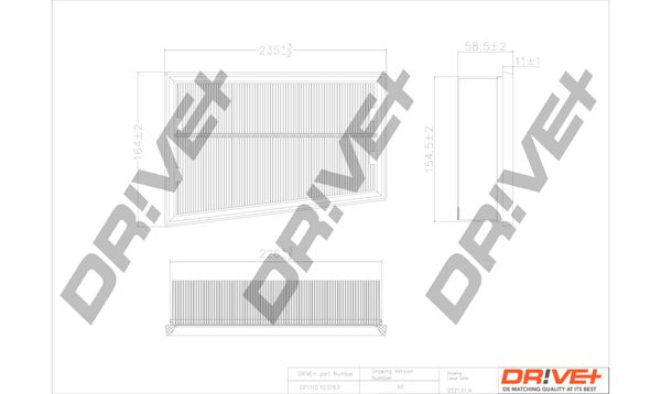 Oro filtras Dr!ve+ DP1110.10.0163