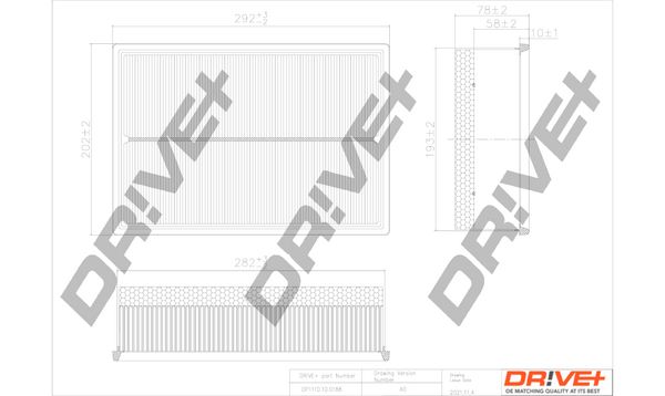 Oro filtras Dr!ve+ DP1110.10.0188