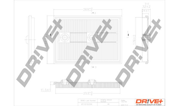 Oro filtras Dr!ve+ DP1110.10.0190