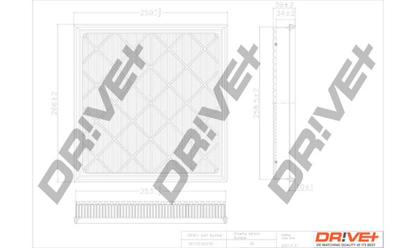 Oro filtras Dr!ve+ DP1110.10.0191