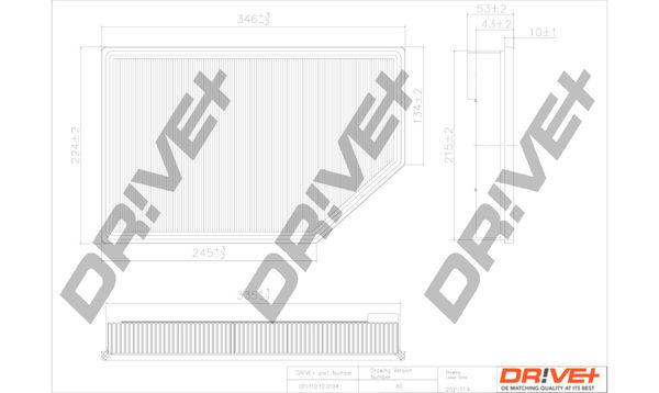 Air Filter Dr!ve+ DP1110.10.0194