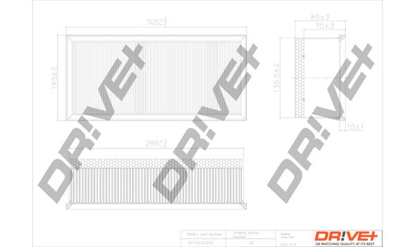 Повітряний фільтр Dr!ve+ DP1110.10.0197