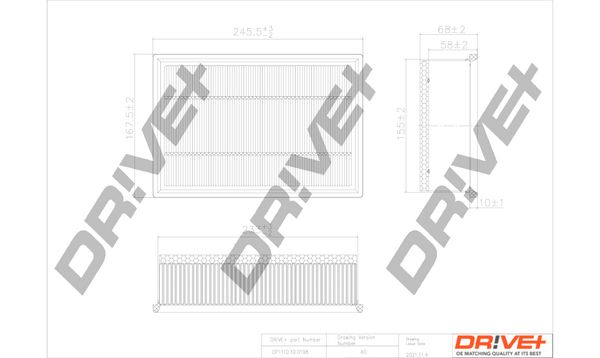 Air Filter Dr!ve+ DP1110.10.0198