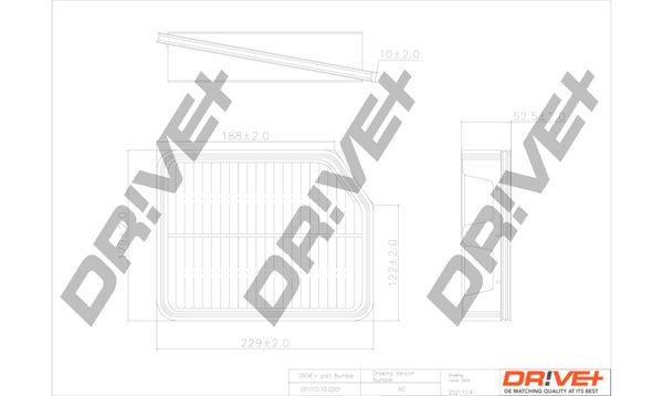 Oro filtras Dr!ve+ DP1110.10.0201