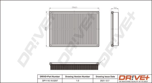 Air Filter Dr!ve+ DP1110.10.0207