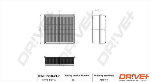 Air Filter Dr!ve+ DP1110.10.0216