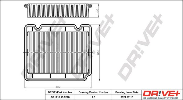 Oro filtras Dr!ve+ DP1110.10.0218