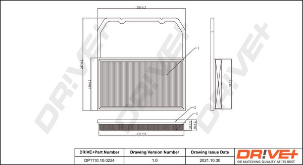 Air Filter Dr!ve+ DP1110.10.0224