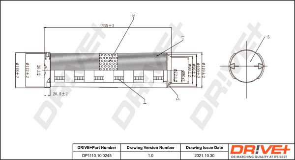 Oro filtras Dr!ve+ DP1110.10.0245