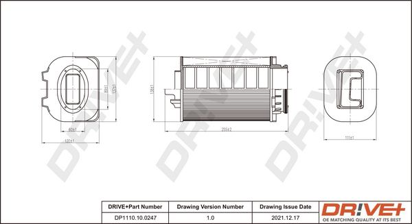 Oro filtras Dr!ve+ DP1110.10.0247