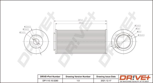 Air Filter Dr!ve+ DP1110.10.0280