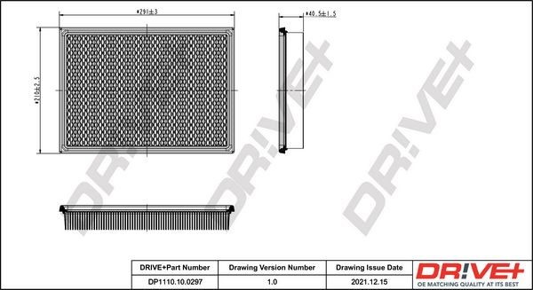 Oro filtras Dr!ve+ DP1110.10.0297