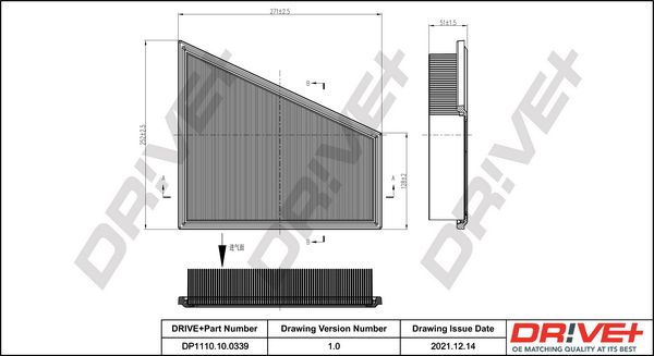 Air Filter Dr!ve+ DP1110.10.0339