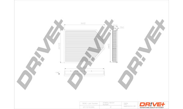 Oro filtras Dr!ve+ DP1110.10.0340