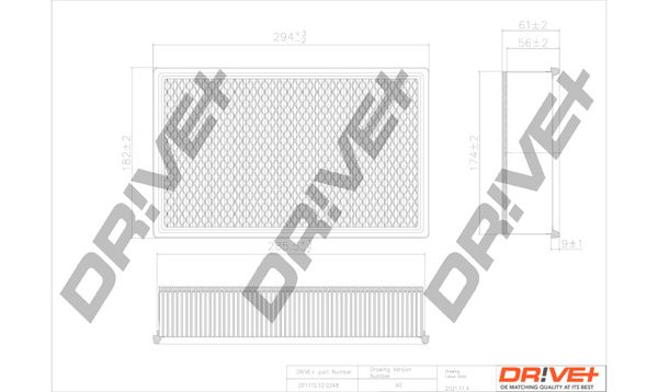 Air Filter Dr!ve+ DP1110.10.0348