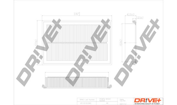 Air Filter Dr!ve+ DP1110.10.0365