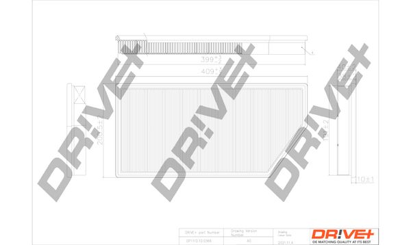 Air Filter Dr!ve+ DP1110.10.0366