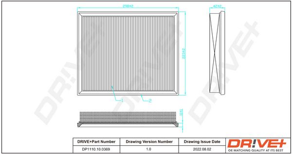 Air Filter Dr!ve+ DP1110.10.0369