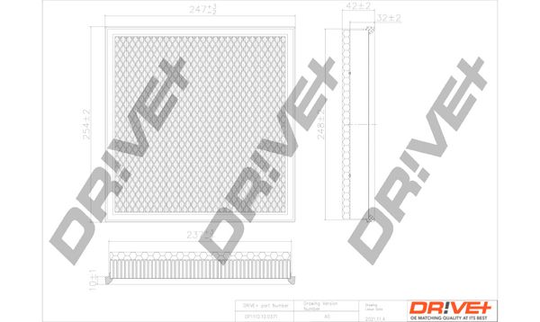 Повітряний фільтр Dr!ve+ DP1110.10.0371