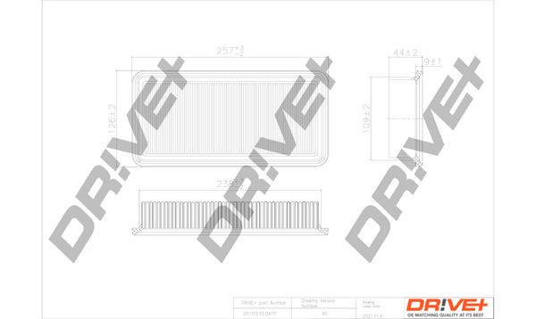 Air Filter Dr!ve+ DP1110.10.0477