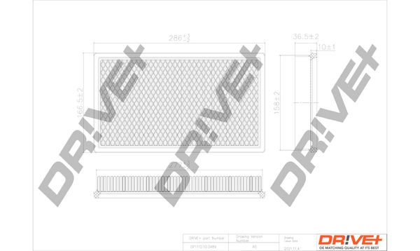 Air Filter Dr!ve+ DP1110.10.0489