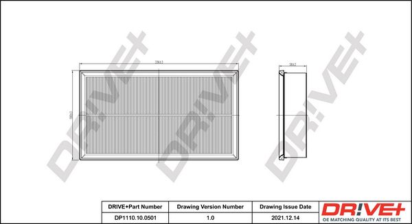 Air Filter Dr!ve+ DP1110.10.0501