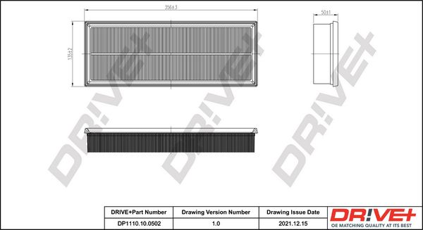 Air Filter Dr!ve+ DP1110.10.0502