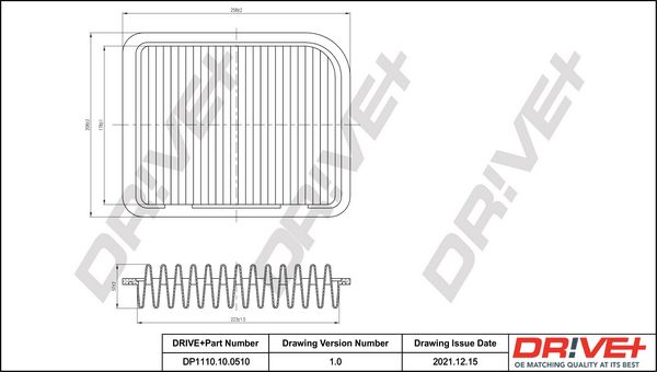 Air Filter Dr!ve+ DP1110.10.0510