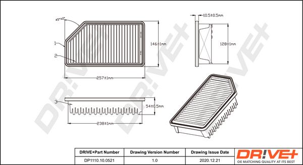 Air Filter Dr!ve+ DP1110.10.0521