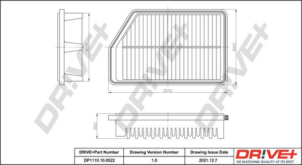 Air Filter Dr!ve+ DP1110.10.0522