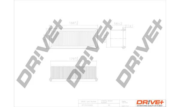Oro filtras Dr!ve+ DP1110.10.0535