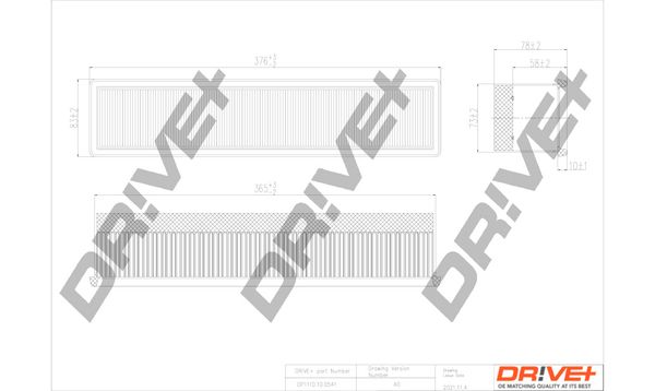 Oro filtras Dr!ve+ DP1110.10.0541