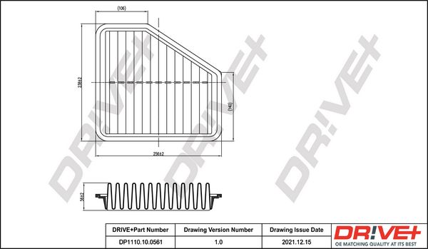 Air Filter Dr!ve+ DP1110.10.0561