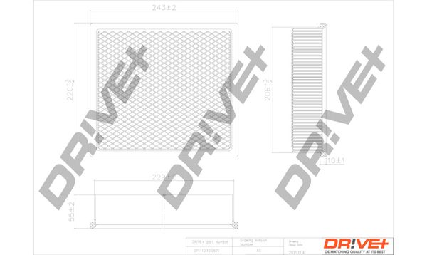 Oro filtras Dr!ve+ DP1110.10.0571