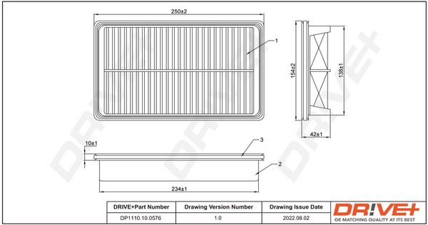 Oro filtras Dr!ve+ DP1110.10.0576