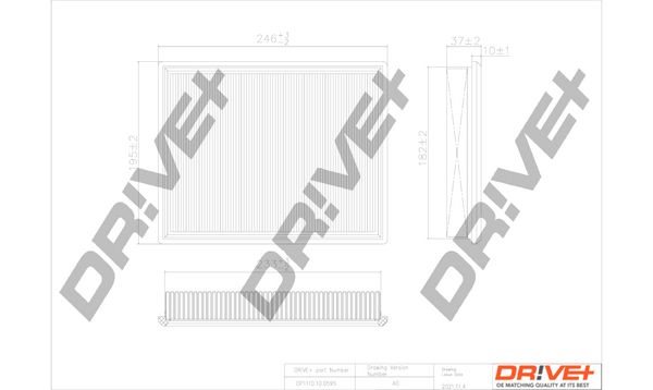 Повітряний фільтр Dr!ve+ DP1110.10.0595