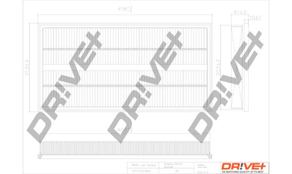 Oro filtras Dr!ve+ DP1110.10.0603