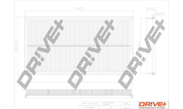 Oro filtras Dr!ve+ DP1110.10.0604