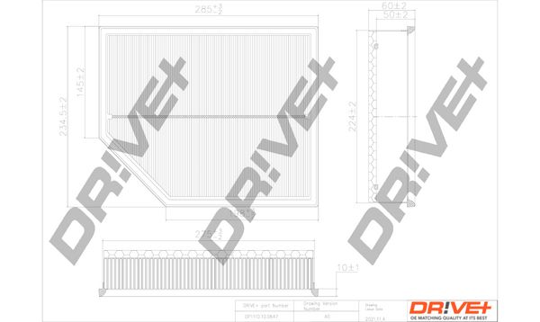 Повітряний фільтр Dr!ve+ DP1110.10.0647