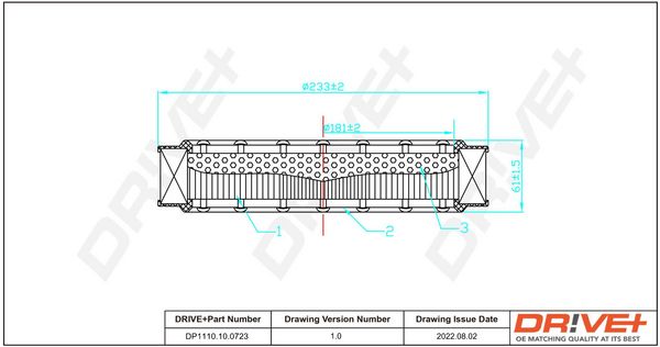 Air Filter Dr!ve+ DP1110.10.0723