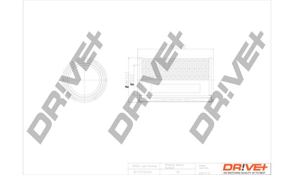 Air Filter Dr!ve+ DP1110.10.0752