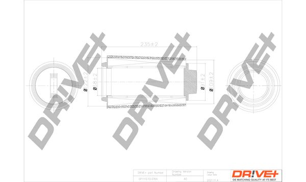 Повітряний фільтр Dr!ve+ DP1110.10.0764