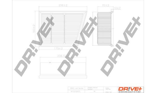 Oro filtras Dr!ve+ DP1110.10.0771