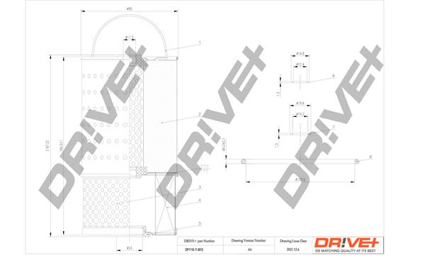 Alyvos filtras Dr!ve+ DP1110.11.0012