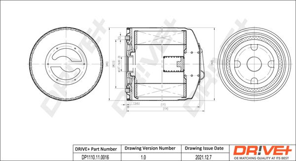 Oil Filter Dr!ve+ DP1110.11.0016