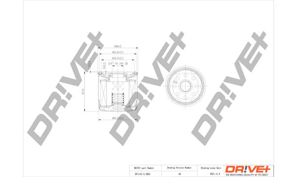 Alyvos filtras Dr!ve+ DP1110.11.0021